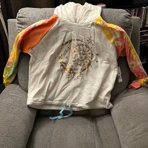 Hoodie with fleece lining